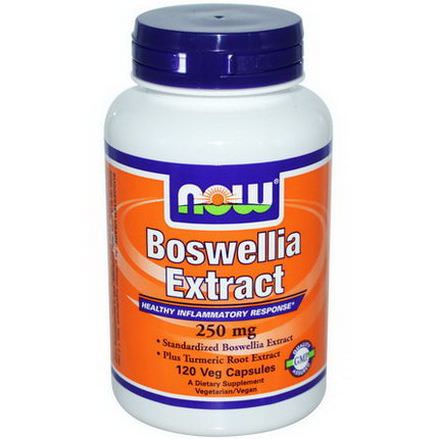Now Foods, Boswellia Extract, 250mg, 120 Veg Caps