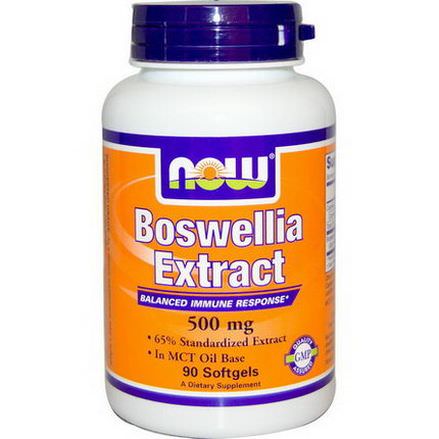 Now Foods, Boswellia Extract, 500mg, 90 Softgels