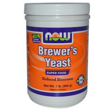 Now Foods, Brewer's Yeast, Reduced Bitterness 454g