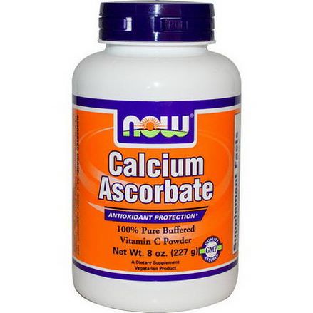 Now Foods, Calcium Ascorbate, 100% Pure Buffered Vitamin C Powder 227g