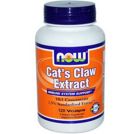 Now Foods, Cat's Claw Extract, 120 Vcaps