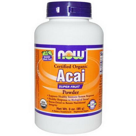 Now Foods, Certified Organic Acai Powder 85g