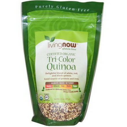 Now Foods, Certified Organic, Tri-Color Quinoa 397g