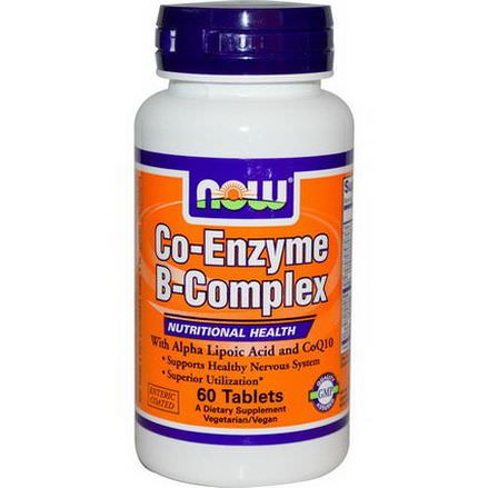 Now Foods, Co-Enzyme B-Complex, 60 Tablets