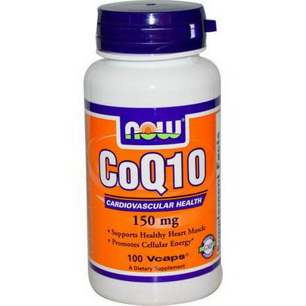 Now Foods, CoQ10, 150mg, 100 Vcaps