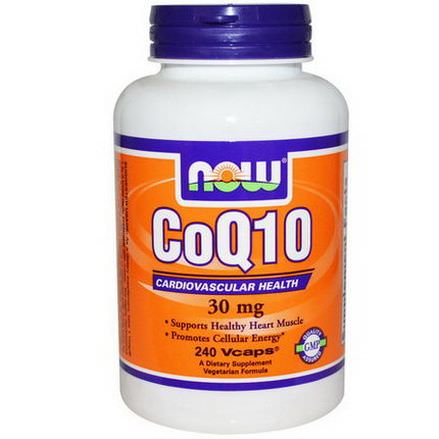 Now Foods, CoQ10, 30mg, 240 Vcaps