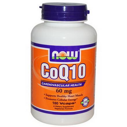 Now Foods, CoQ10, 60mg, 180 Vcaps