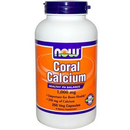 Now Foods, Coral Calcium, 1,000mg, 250 Veggie Caps