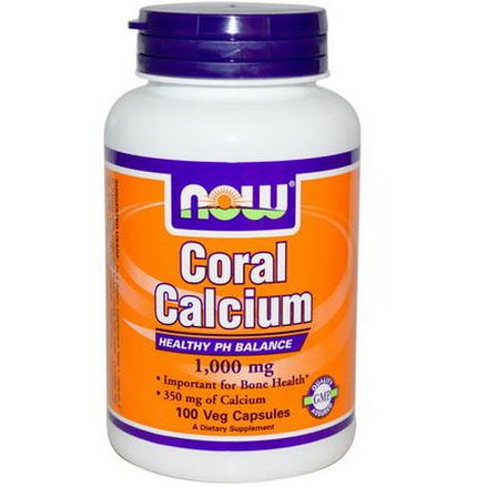 Now Foods, Coral Calcium, 1000mg, 100 Veggie Caps