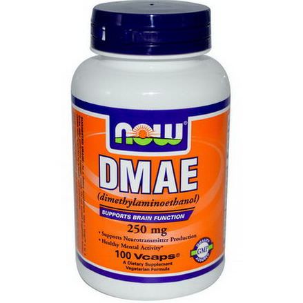 Now Foods, DMAE, 250mg, 100 Vcaps