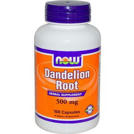Now Foods, Dandelion Root, 500mg, 100 Capsules
