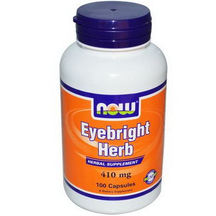 Now Foods, Eyebright Herb, 410mg, 100 Capsules