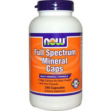 Now Foods, Full Spectrum Minerals Caps, 240 Capsules