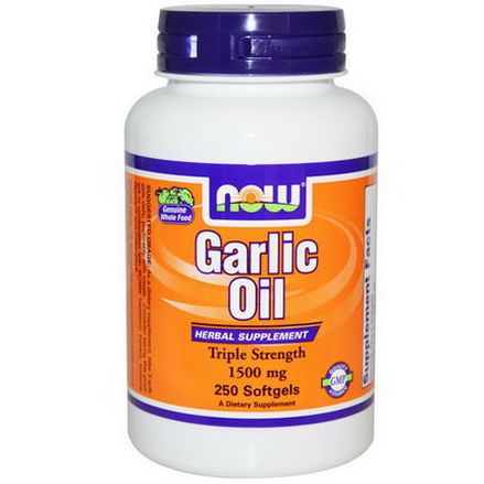 Now Foods, Garlic Oil, 1500mg, 250 Softgels