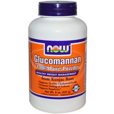 Now Foods, Glucomannan, 100% Pure Powder 227g