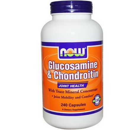 Now Foods, Glucosamine&Chondroitin, 240 Capsules