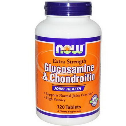 Now Foods, Glucosamine&Chondroitin, Extra Strength, 120 Tablets
