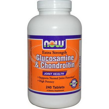 Now Foods, Glucosamine&Chondroitin, Extra Strength, 240 Tablets