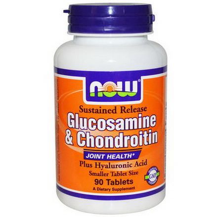 Now Foods, Glucosamine&Chondroitin, Sustained Release, 90 Tablets