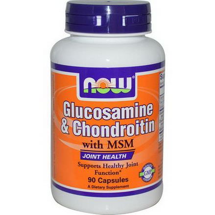 Now Foods, Glucosamine&Chondroitin with MSM, 90 Capsules