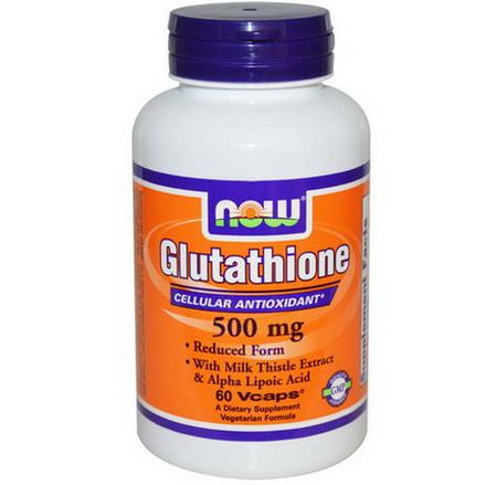 Now Foods, Glutathione, 500mg, 60 Vcaps