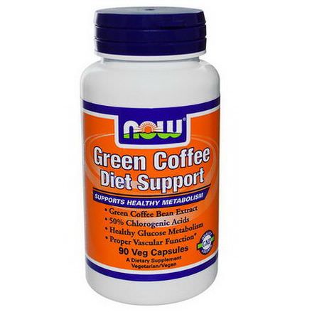 Now Foods, Green Coffee Diet Support, 90 Veggie Caps