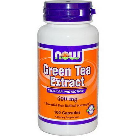 Now Foods, Green Tea Extract, 400mg, 100 Capsules