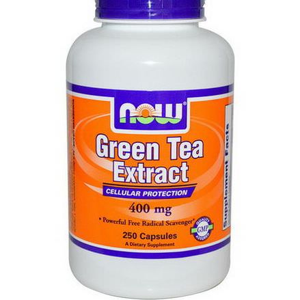 Now Foods, Green Tea Extract, 400mg, 250 Capsules