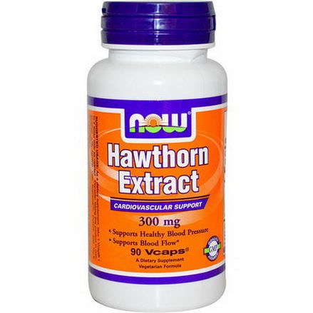 Now Foods, Hawthorn Extract, 300mg, 90 Vcaps