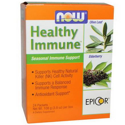 Now Foods, Healthy Immune, Seasonal Immune Support, 24 Packets 4.5g Each
