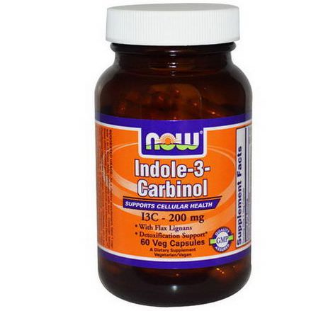 Now Foods, Indole-3-Carbinol, 200mg, 60 Veggie Caps