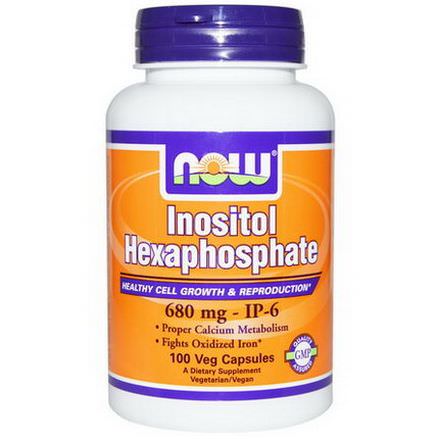 Now Foods, Inositol Hexaphosphate, 100 Veggie Caps
