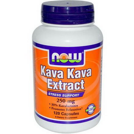 Now Foods, Kava Kava Extract, 250mg, 120 Capsules