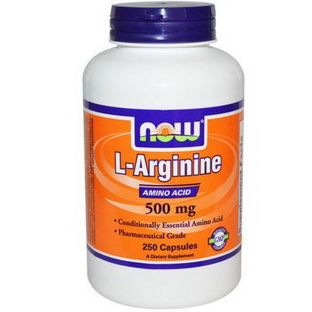 Now Foods, L-Arginine, 500mg, 250 Capsules