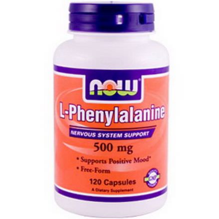 Now Foods, L-Phenylalanine, 500mg, 120 Capsules
