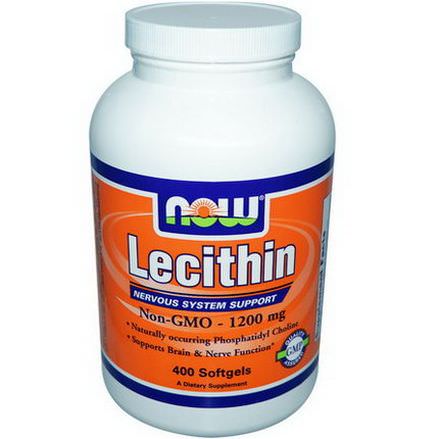 Now Foods, Lecithin, 1200mg, 400 Softgels