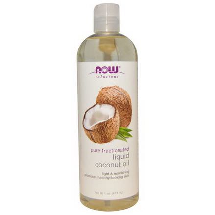 Now Foods, Liquid Coconut Oil, Pure Fractionated 473ml