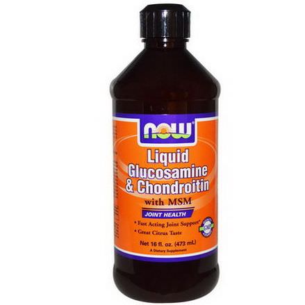 Now Foods, Liquid Glucosamine&Chondroitin, with MSM 473ml