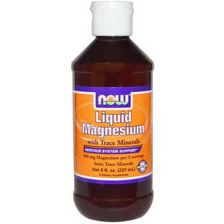 Now Foods, Liquid Magnesium with Trace Minerals 237ml