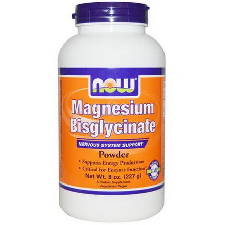 Now Foods, Magnesium Bisglycinate Powder 227g