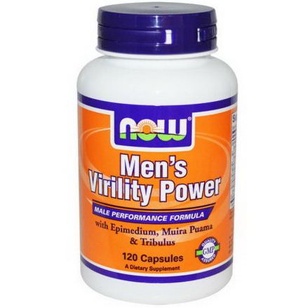 Now Foods, Men's Virility Power, 120 Capsules