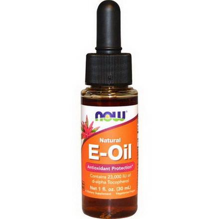 Now Foods, Natural E-Oil, Antioxidant Protection 30ml