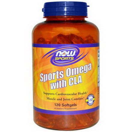 Now Foods, Now Sports, Sports Omega with CLA, 120 Softgels