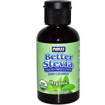 Now Foods, Organic Better Stevia, Liquid Sweetener 60ml