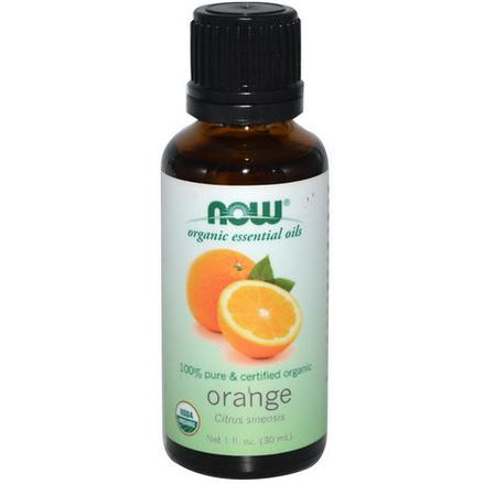 Now Foods, Organic Essential Oils, Orange 30ml