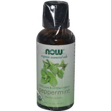 Now Foods, Organic Essential Oils, Peppermint 30ml