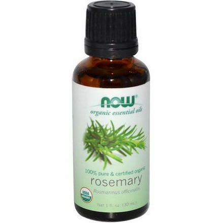 Now Foods, Organic Essential Oils, Rosemary 30ml
