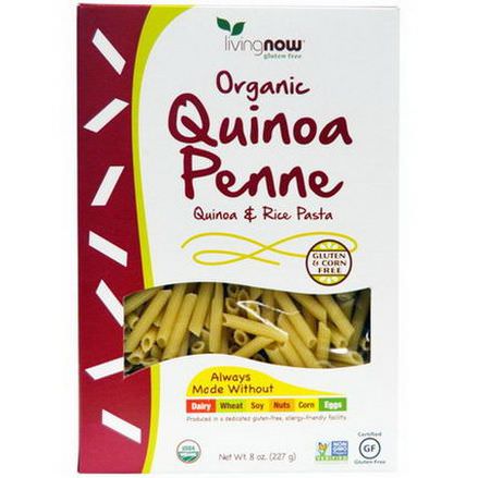 Now Foods, Organic Quinoa Penne, Quinoa&Rice Pasta 227g