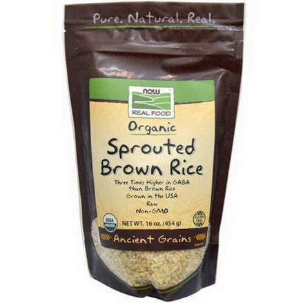 Now Foods, Organic Sprouted Brown Rice 454g