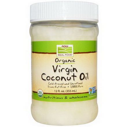 Now Foods, Organic, Virgin Coconut Oil 355ml